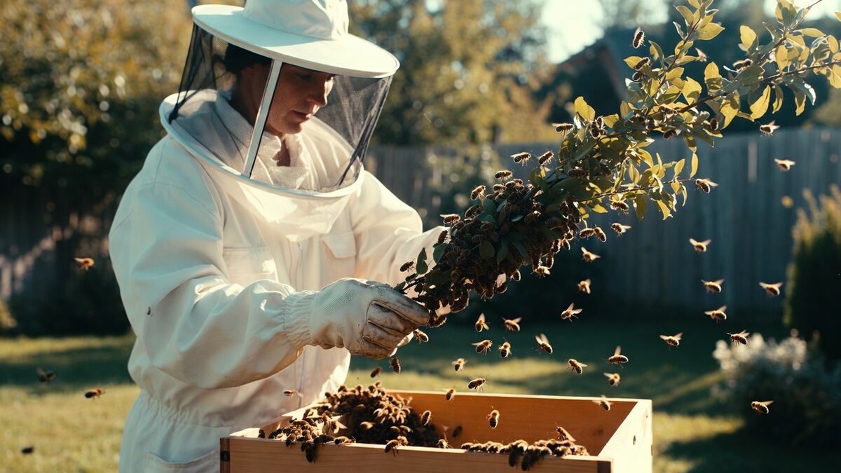 Pourquoi et comment un apiculteur récupère un essaim d'abeilles gratuitement